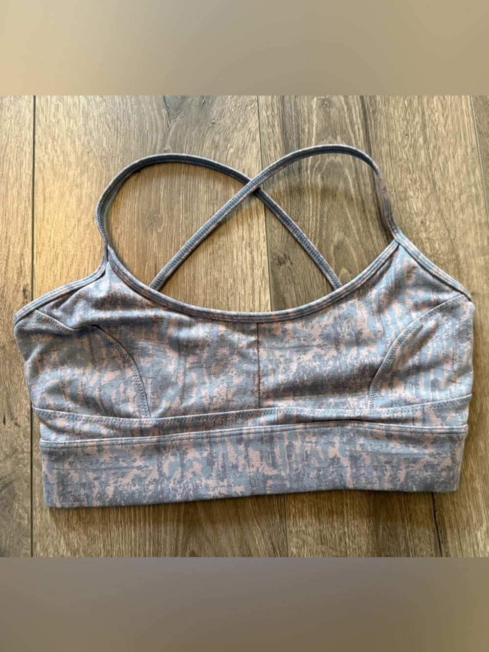 Varley Sports Bra Top Size Medium Strappy Back Performance Activewear
